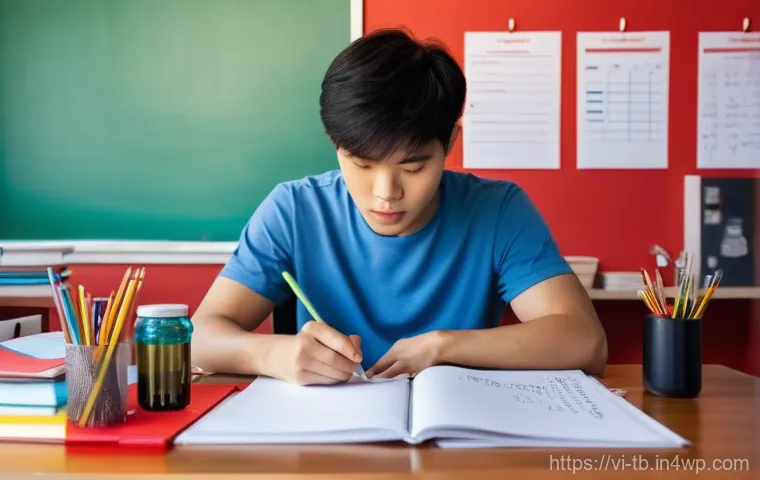 집중력 증진을 위한 심리학적 팁 - **Prompt 1: "A young Vietnamese woman in her late 20s is deeply focused while working at her immacul...